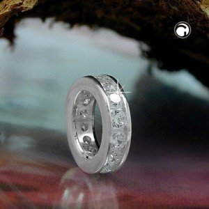 Anhänger Taufring Zirkonia 925 Sterlingsilber