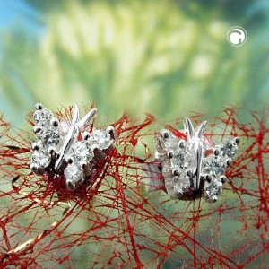 Ohrstecker Schmetterling 925 Sterlingsilber