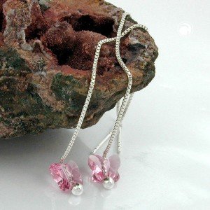 Durchzieher Schmetterling 925 Sterlingsilber