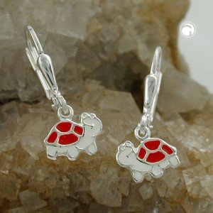 Ohrring Schildkröte 925 Sterlingsilber