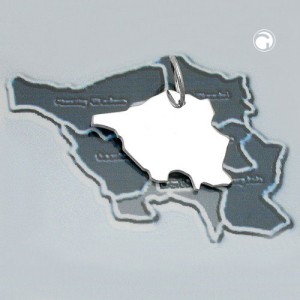 Anhänger BRD-Bundesland Saarland 925 Sterlingsilber