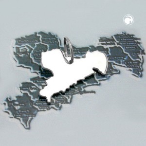 Anhänger BRD-Bundesland Sachsen 925 Sterlingsilber