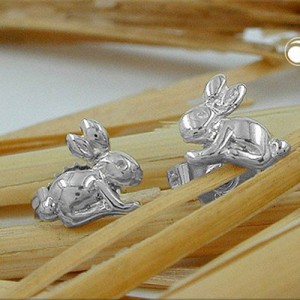 Ohrstecker kleiner Hase 925 Sterlingsilber