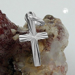 Anhänger Kreuz diamantiert 925 Sterlingsilber