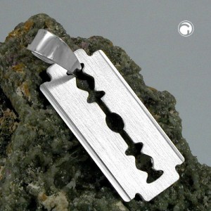 Anhänger Rasierklinge 925 Sterlingsilber