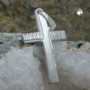 Anhänger Kreuz diamantiert 925 Sterlingsilber