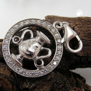Anhänger Charm Wassermann 925 Sterlingsilber