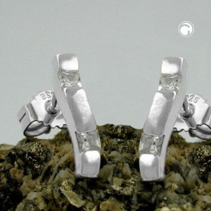 Ohrstecker mit Zirkonia 925 Sterlingsilber