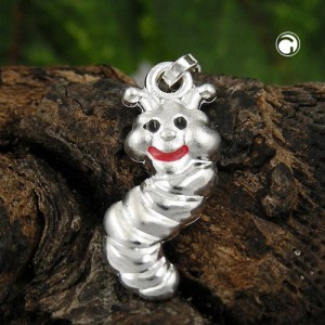 Anhänger Wurm 925 Sterlingsilber