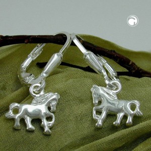 Ohrring Ohrhänger Pferde 925 Sterlingsilber