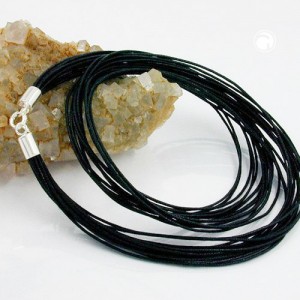 Halskette 14-reihig Verschluss 925 Sterlingsilber