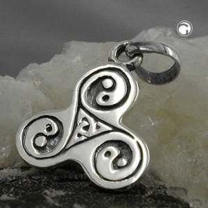 Anhänger geschwärzt 925 Sterlingsilber