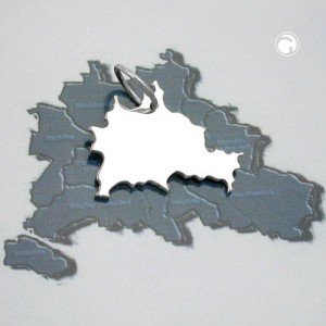 Anhänger BRD-Bundesland Berlin 925 Sterlingsilber