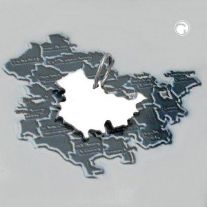 Anhänger BRD-Bundesland Thüringen 925 Sterlingsilber