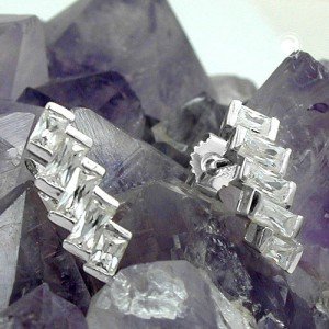 Ohrstecker 5x Zirkonia 925 Sterlingsilber