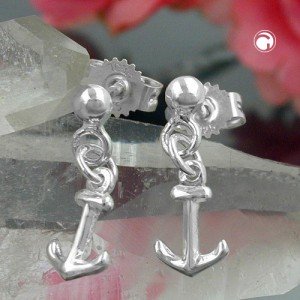 Ohrstecker mit Anker 925 Sterlingsilber