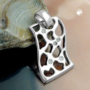 Anhänger mit Zirkonias 925 Sterlingsilber