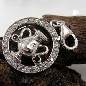 Anhänger Charm Wassermann 925 Sterlingsilber