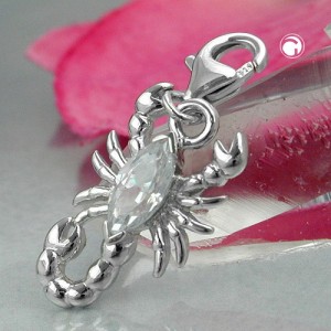 Anhänger Charm Skorpion 925 Sterlingsilber