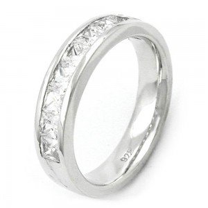 Ring 9x Zirkonia 925 Silber