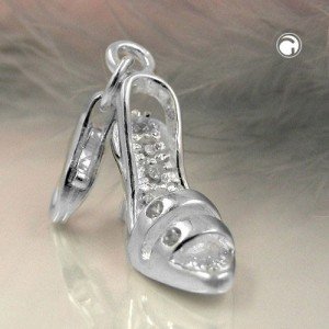Anhänger Charm Damenschuh 925 Sterlingsilber