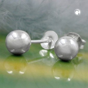 Ohrstecker 5mm Kugel 925 Sterlingsilber