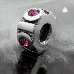 Anhänger Perle-bead pink 925 Sterlingsilber