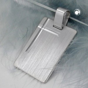 Anhänger Gravurplatte 925 Sterlingsilber