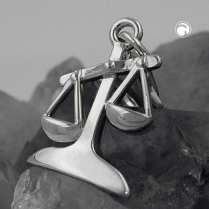 Anhänger Charm Waage 925 Sterlingsilber