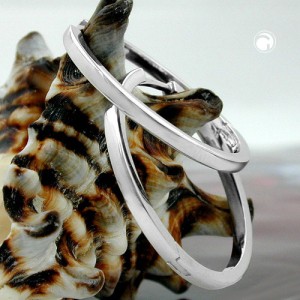 Creolen Ohrringe rhodiniert 925 Sterlingsilber