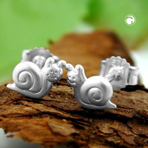 Ohrstecker Schnecke 925 Sterlingsilber