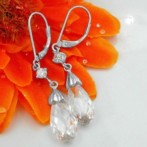 Ohrring Zirkonia-weiß 925 Sterlingsilber