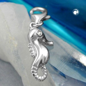 Anhänger Charm Seepferdchen 925 Sterlingsilber