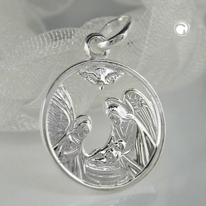 Anhänger Maria und Josef 925 Sterlingsilber