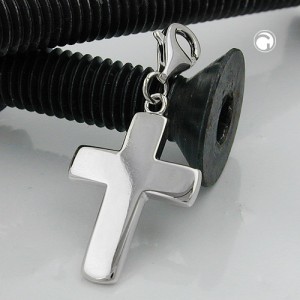 Anhänger Charm Kreuz 925 Sterlingsilber