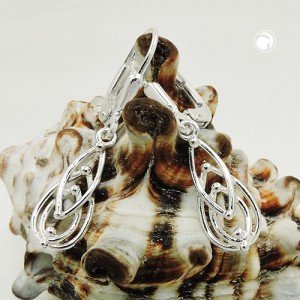 Ohrring Tropfen mit Kugeln 925 Sterlingsilber