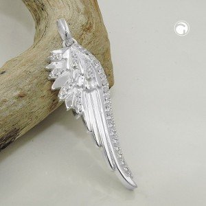 Anhänger Engelsflügel Zirkonia 925 Sterlingsilber