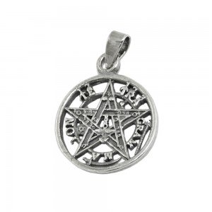 Anhänger Amulett geschwärzt 925 Sterlingsilber