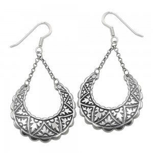 Ohrhaken Ohrhänger Ohrring Orient geschwärzt 925 Sterlingsilber
