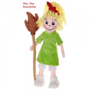 Bibi Blocksberg mit Sound Hex-Hex 30cm
