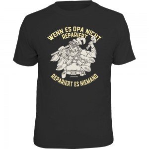 Fun T-Shirt - Opa repariert