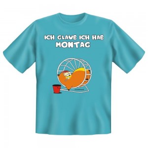 Fun T-Shirt Ich glaub ich hab Montag