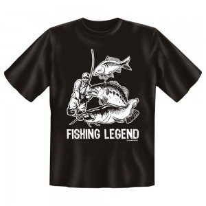 Fun T-Shirt Fishing Legend