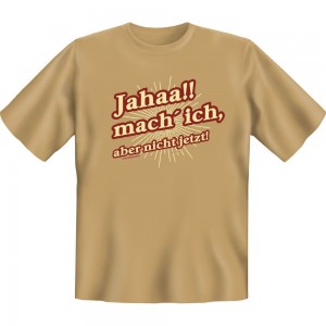 Fun T-Shirt - mach ich aber nicht jetzt