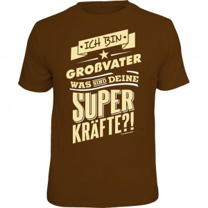 Fun T-Shirt - Superkräfte Großvater