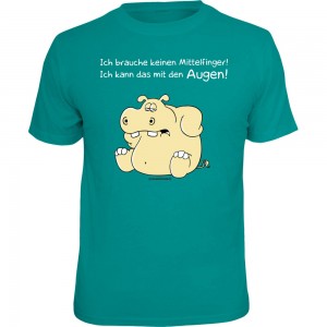 Fun T-Shirt - Mittelfinger