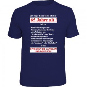 Fun T-Shirt - Träger 65