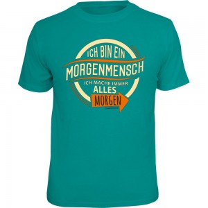 Fun T-Shirt - Morgenmensch