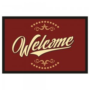 Fußmatte Türmatte Fußabtreter - Welcome
