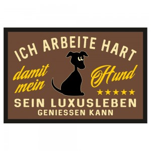 Fußmatte Türmatte Fußabtreter - Luxushund